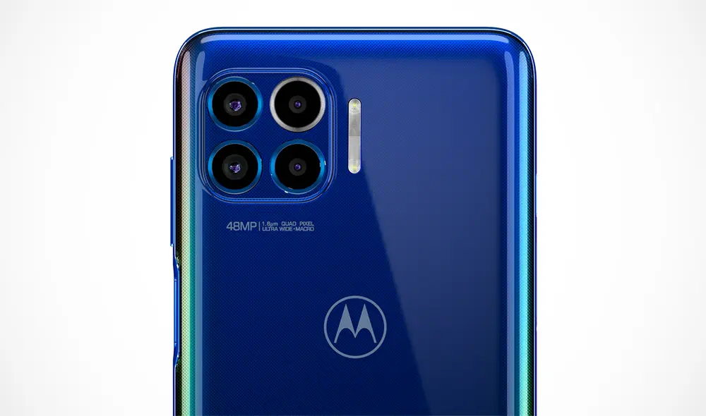 Sistema de cuádruple cámara trasera de 48 MP + 8 MP + 5 MP + 2 MP. | Foto: Motorola