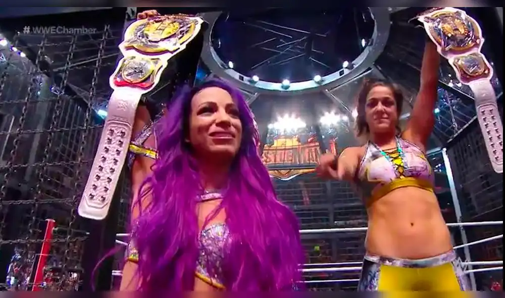 Elimination Chamber 2019: Sasha y Bayley ganaron el primer Título Femenino en Parejas de WWE Elimination Chamber 2019: Sasha y Bayley ganaron el primer Título Femenino en Parejas de WWE