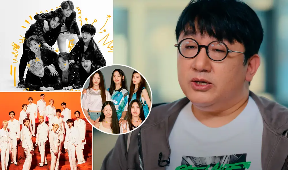 HYBE, briefing 2022: el fundador Bang Si Hyuk dio las palabras de introducción en la conferencia. Foto: HYBE HYBE, briefing 2022: el fundador Bang Si Hyuk dio las palabras de introducción en la conferencia. Foto: HYBE