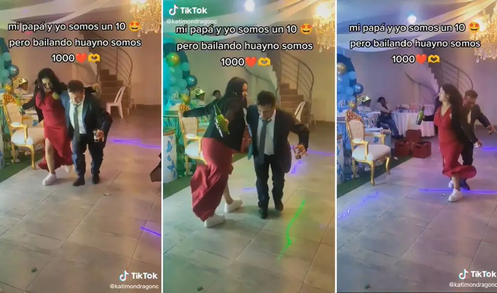 El clip se viralizó en todas las redes sociales. Foto: composición LR/captura de TikTok/@katimondragonc
