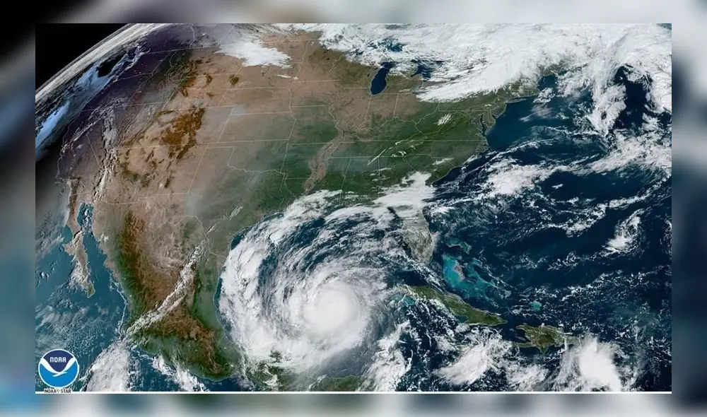 Fotografía satelital cedida por la Oficina Nacional de Administración Oceánica y Atmosférica (NOAA) por vía del Centro Nacional de Huracanes (NHC). Fotografía satelital cedida por la Oficina Nacional de Administración Oceánica y Atmosférica (NOAA) por vía del Centro Nacional de Huracanes (NHC).