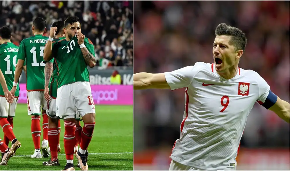 México y Polonia se enfrentarán en el Estadio 974 de Doha por el grupo C. Foto: composición LR / Sporting / RCN México y Polonia se enfrentarán en el Estadio 974 de Doha por el grupo C. Foto: composición LR / Sporting / RCN