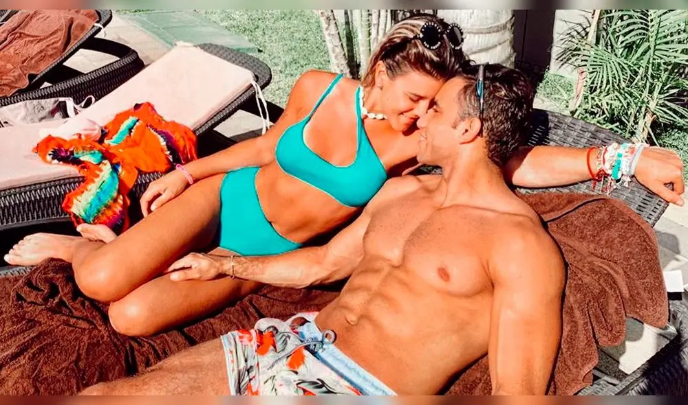 Said Palao enciende Instagram con los ‘bikinazos’ de su novia Macarena Vélez