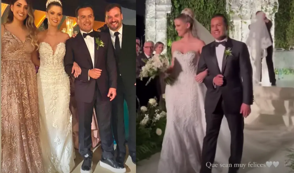 Richard Acuña y Brunella Horna se casaron el 7 de enero de 2023. Foto: Instagram