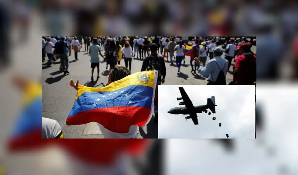 Más ayuda humanitaria será transportada por primera vez en aviones militares de EE.UU.