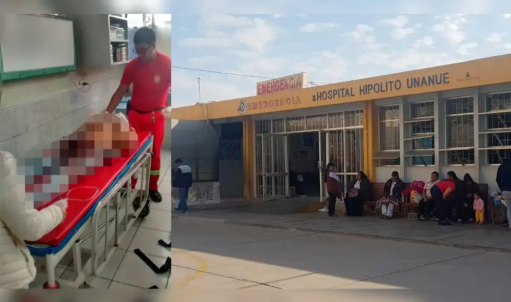 Sujetos desfiguran a varón y acuchillan a su acompañante en Tacna