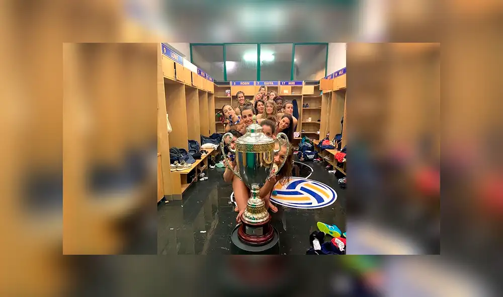 Salieron campeonas de la liga italiana de vóley y lo celebraron con un desnudo [FOTOS]