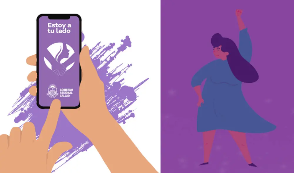 El aplicativo móvil ayudará a las mujeres a denunciar los casos de violencia. Foto: Composición LR