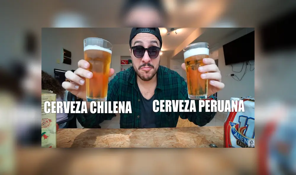 Video es viral en YouTube. El resultado del curioso experimento que comparó la cerveza Cristal peruana y chilena sorprendió a más de uno en las redes sociales. Foto: Captura.