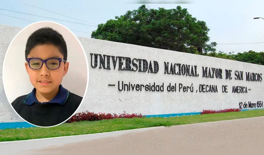 Escolar de 11 años logra ingresar a la Universidad Nacional Mayor de San Marcos [FOTOS]
