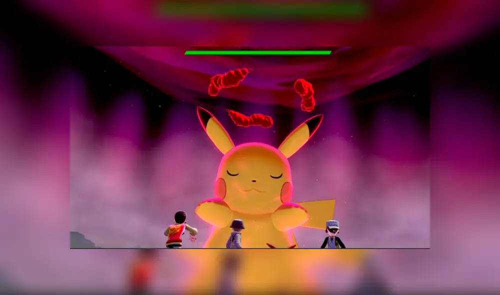 Pikachu aparece en incursione dinamax de Pokémon Espada y Escudo.