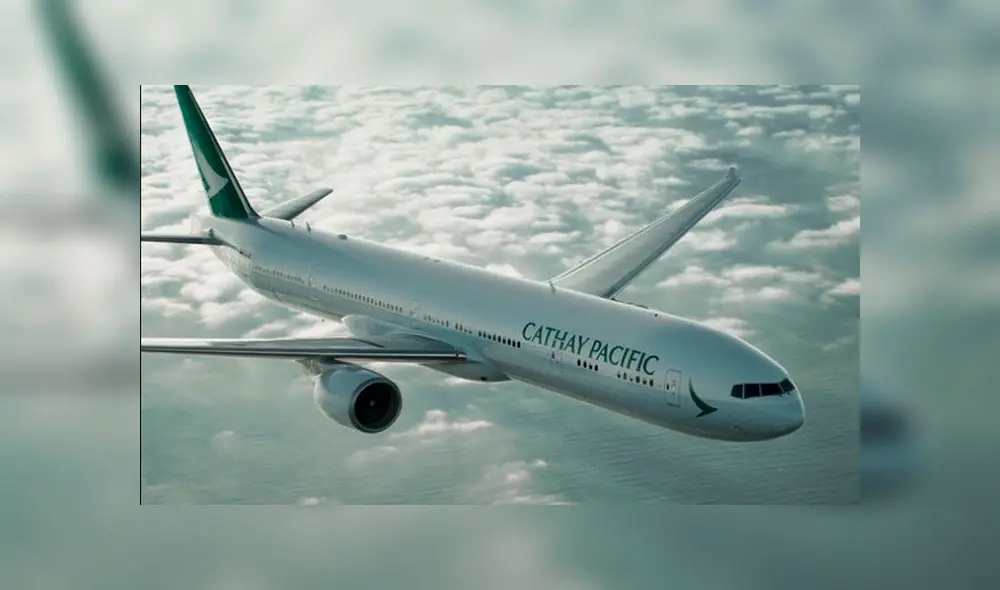 Los tres vuelos despegaron el 1 de enero de 2020 y llegaron a su destino el 31 de diciembre del 2019. Foto: Cathay Pacific.