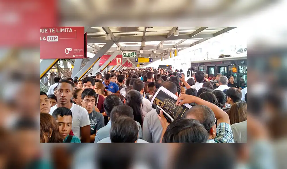 Estación del Metropolitano de Lima eliminó fila de sentados [VIDEO]