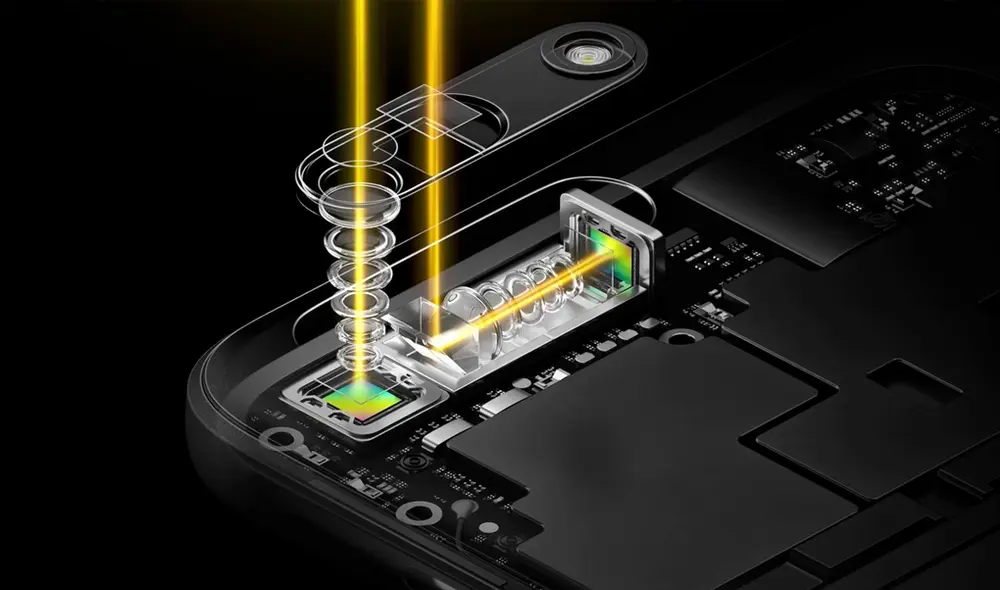 Así luce el mecanismo de la cámara periscopio. | Foto: Oppo