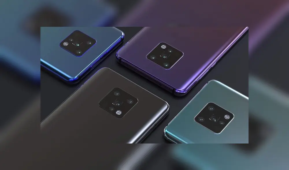 Huawei Mate 30 Pro tendrá un módulo cuadrado para su cámara trasera.
