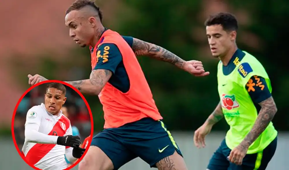 Everton y Paolo Guerrero Everton y Paolo Guerrero