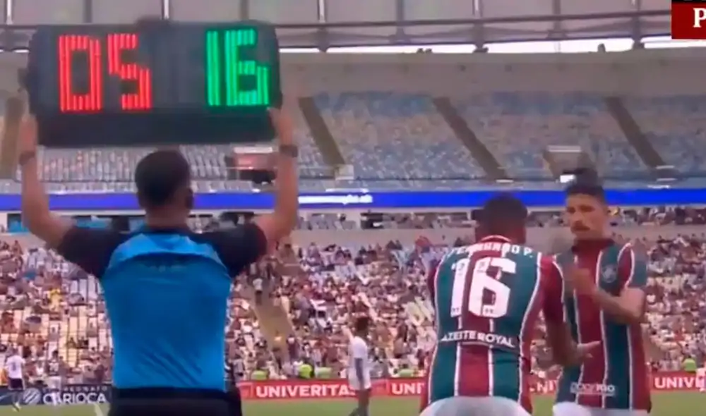 Fernando Pacheco entró a los 45' del segundo tiempo. Foto: Premiere