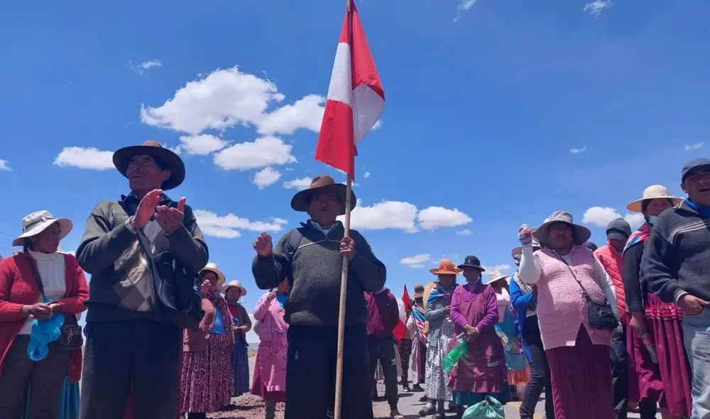 Puno. Manifestantes anunciaron que continuarán con protestas si Dina Boluarte no renuncia. Foto: Liubomir Fernández/URPI LR