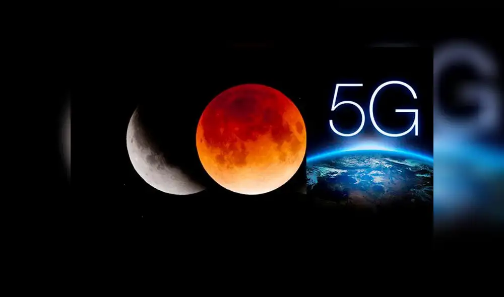 Los fenómenos astronómicos de este año, coinciden con el arribo de la tecnología 5G. Foto: composición Los fenómenos astronómicos de este año, coinciden con el arribo de la tecnología 5G. Foto: composición