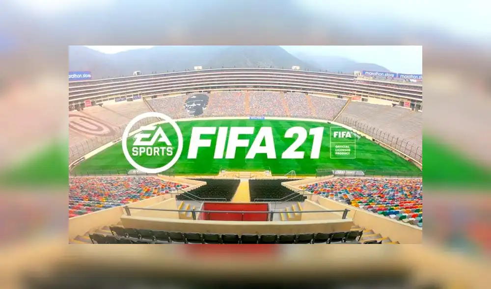 El Estadio Monumental "U" en FIFA 21 (Fotos: canal de YouTube TheSpeCialBradPiTTo)
