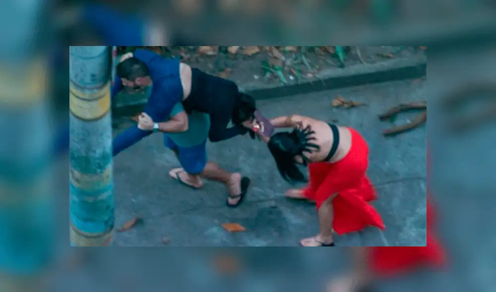 La mujer fue golpeada hasta quedar inconsciente. Fuente: UOL. La mujer fue golpeada hasta quedar inconsciente. Fuente: UOL.