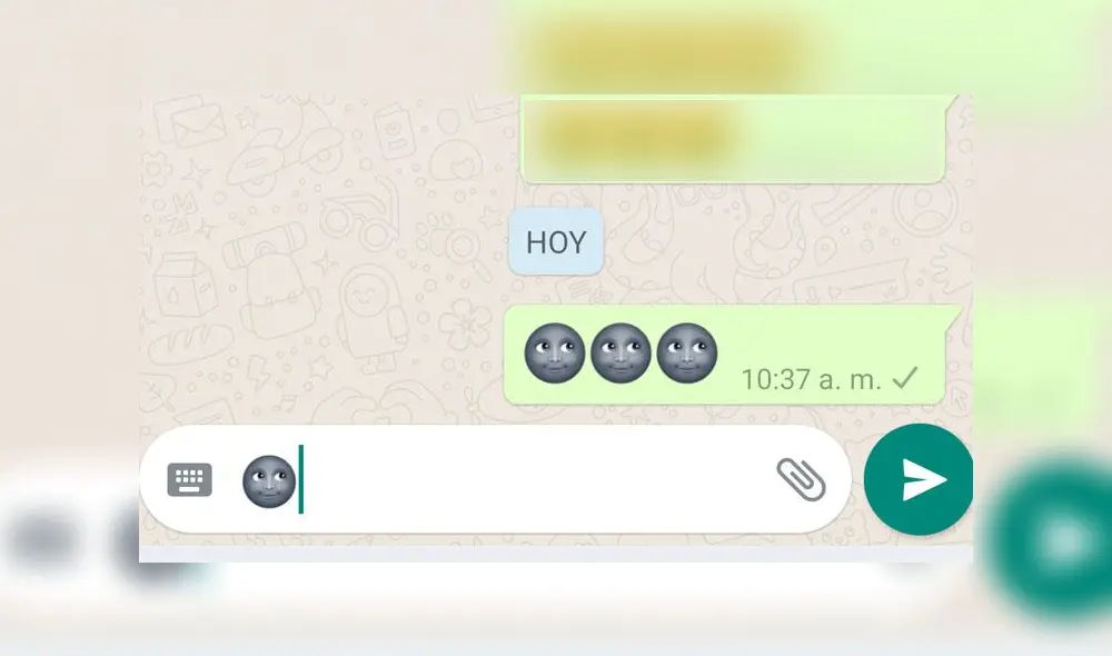 Este popular emoji de WhatsApp se aprobó como parte de Unicode 6.0 en 2010 bajo el nombre de “Luna nueva con cara”.
