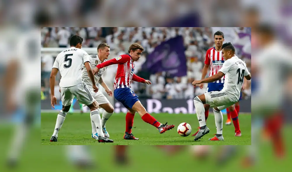 Real Madrid y Atlético de Madrid empataron sin goles en el Derbi Madrileño 2018 [RESUMEN]