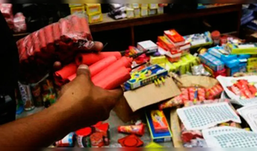 Incineran más de media tonelada de pirotécnicos en Piura