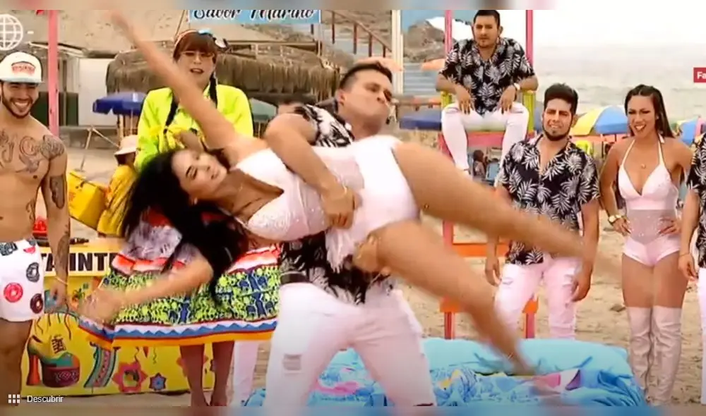 Christian Domínguez y Pamela Franco demuestran sus dotes para el baile