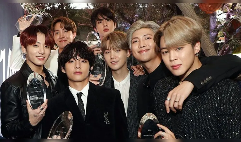 Jungkook, J-Hope, Taehyung, Jin, Suga, RM y Jimin de BTS previo a los Variety Hitmakers 2019. Créditos: Big Hit Entertainment.