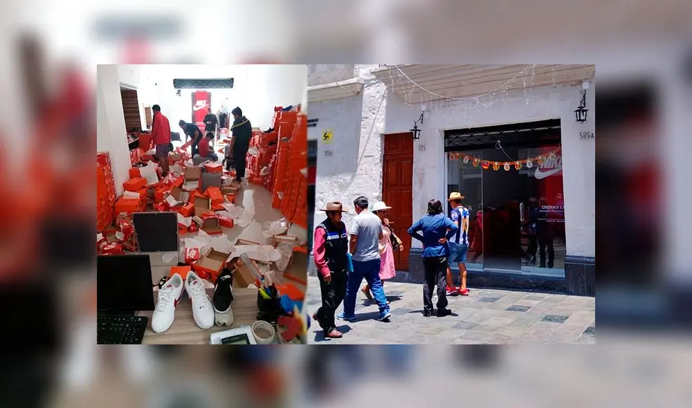 Delincuentes rompieron candados de la tienda para cometer el robo.