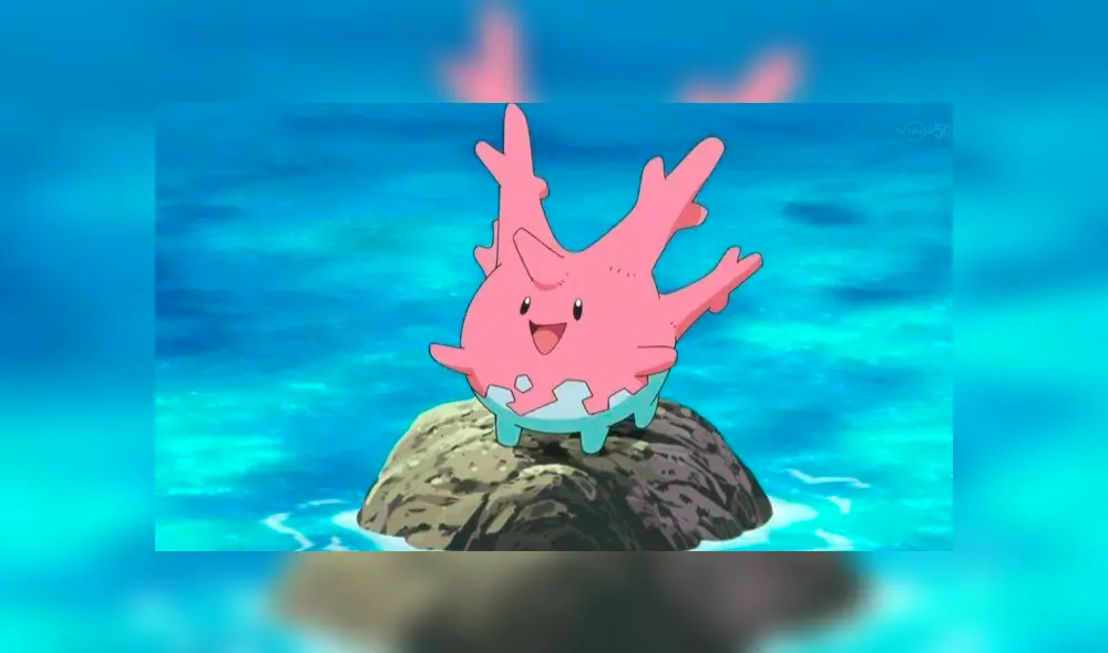 Corsola forma Galar es filtrado junto a su evolución en Pokémon Espada y Escudo.
