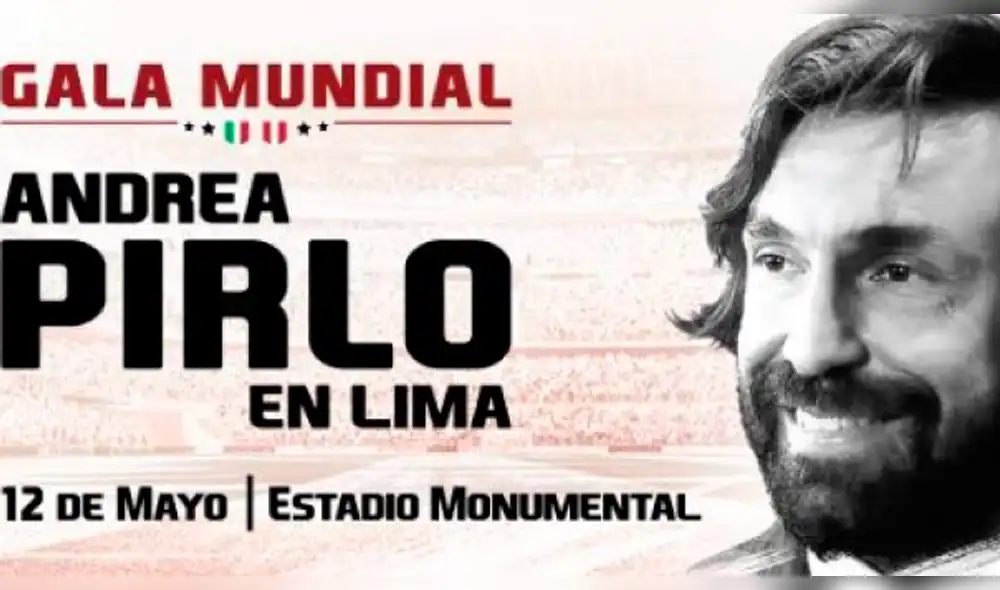 Universitario de Deportes: se canceló el amistoso con Andrea Pirlo Universitario de Deportes: se canceló el amistoso con Andrea Pirlo