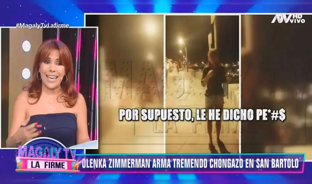Olenka Zimmermann armó un escándalo e insultó a adolescente en San Bartolo [VIDEO]