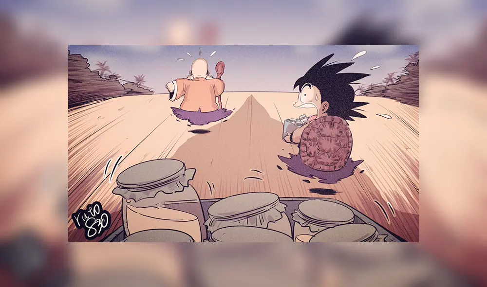 Dragon Ball: artista recrea épicas escenas nunca antes vistas desde los ojos de sus protagonistas [FOTOS]
