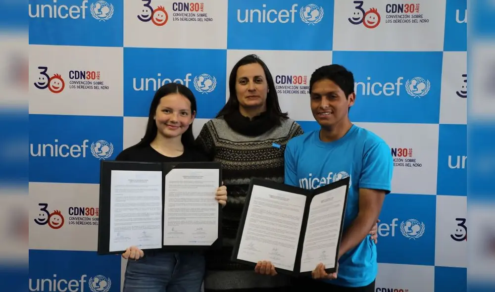 Jóvenes son nuevos embajadores de Unicef.