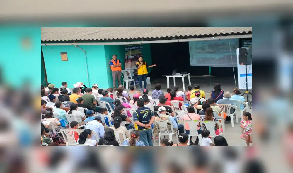 VMT: dictan charlas de prevención ante desastres VMT: dictan charlas de prevención ante desastres