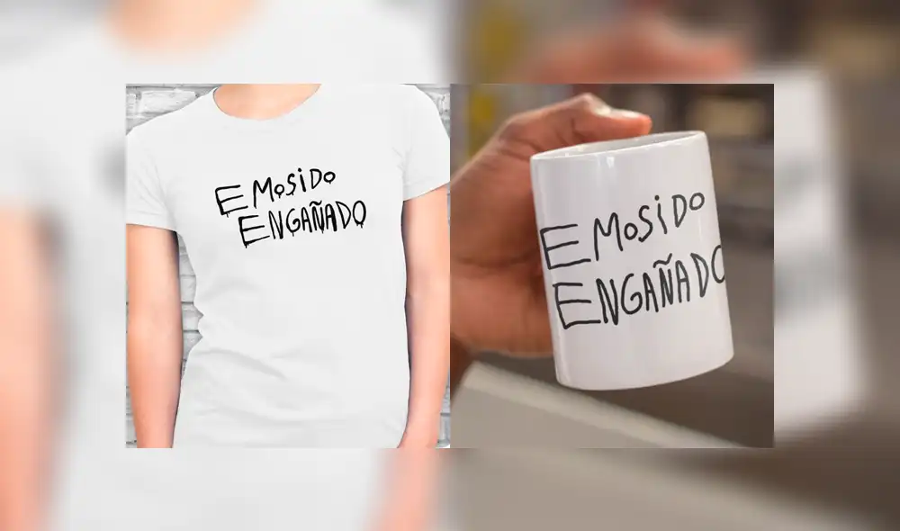 Famosa pintada: “Emosido engañado”.
