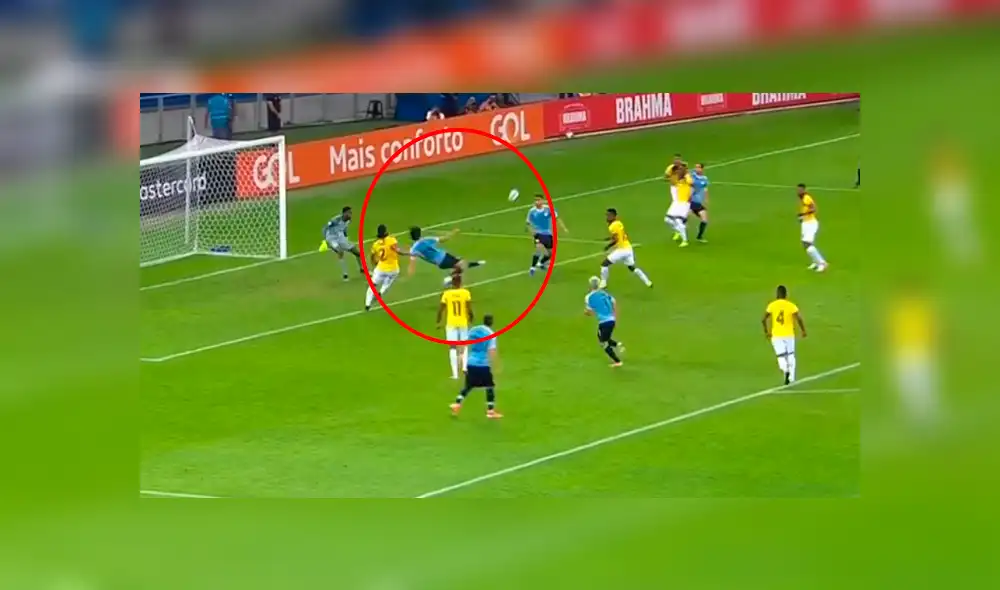 Uruguay vs. Ecuador: la exquisita "tijera" de Cavani para decretar el 2-0 [VIDEO]