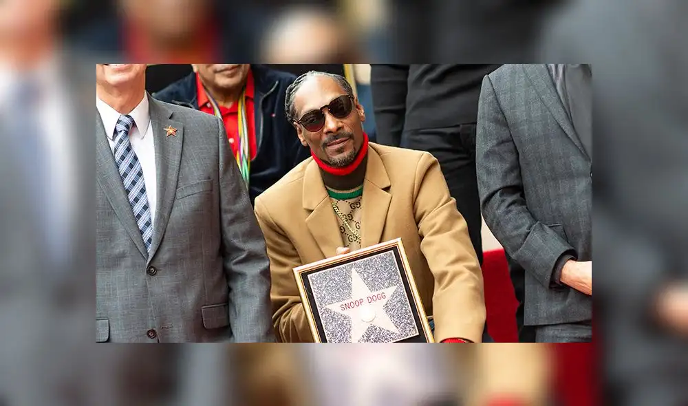 Rapero Snoop Dogg ya tiene su estrella de Hollywood y lo celebró a su fiel estilo [VIDEO]