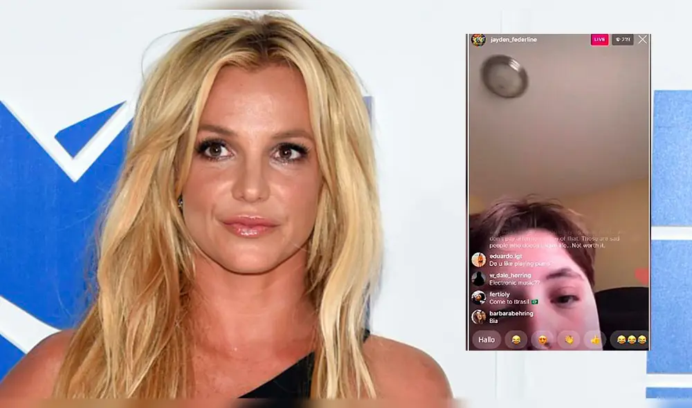 Hijo de Britney Spears hizo revelación durante transmisión de Instagram.