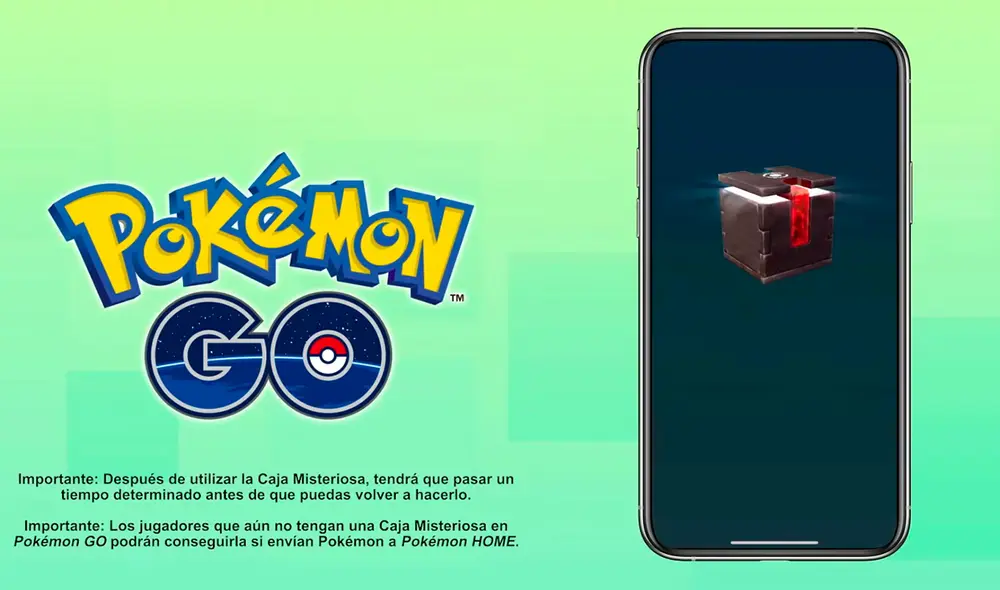 Si transfieres una criatura de Pokémon GO a Pokémon HOME recibirás una Caja Misteriosa para capturar a Meltan. Foto: Nintendo.