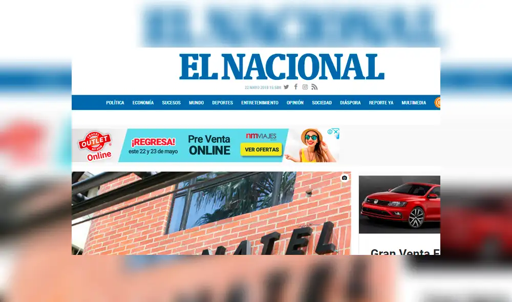 Venezuela: iniciarán procedimiento sancionatorio contra El Nacional Web