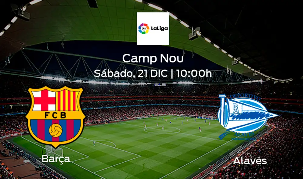 Sigue aquí EN VIVO ONLINE el Barcelona vs. Alavés por la jornada 18 de la Liga Santander 2019-2020. | Foto: EFE Sigue aquí EN VIVO ONLINE el Barcelona vs. Alavés por la jornada 18 de la Liga Santander 2019-2020. | Foto: EFE