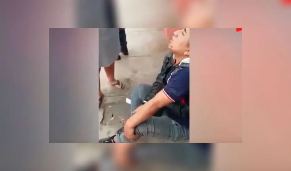 Ladrón ruega a vecinos que lo lleven a un hospital porque se fracturó la pierna mientras escapaba de un robo. Créditos: Captura Exitosa. Ladrón ruega a vecinos que lo lleven a un hospital porque se fracturó la pierna mientras escapaba de un robo. Créditos: Captura Exitosa.