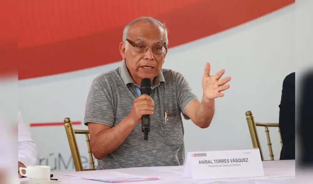 El presidente del Consejo de Ministros, Aníbal Torres, declaró una actividad en el distrito de Bellavista (Callao). Foto: Presidencia El presidente del Consejo de Ministros, Aníbal Torres, declaró una actividad en el distrito de Bellavista (Callao). Foto: Presidencia