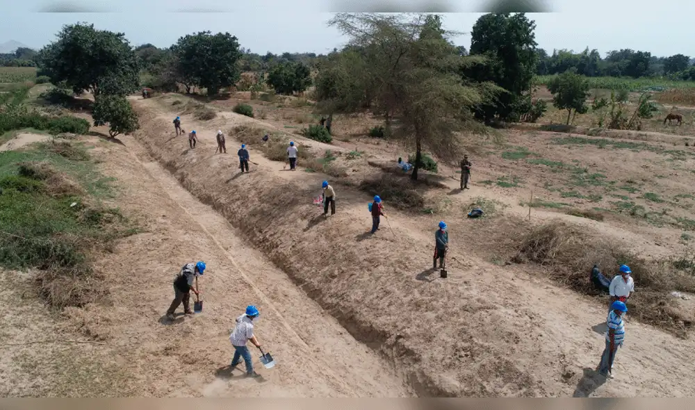Las familias dedicadas a la actividad agrícola se beneficiarán con trabajo. Foto: Presidencia del Consejo de Ministros.