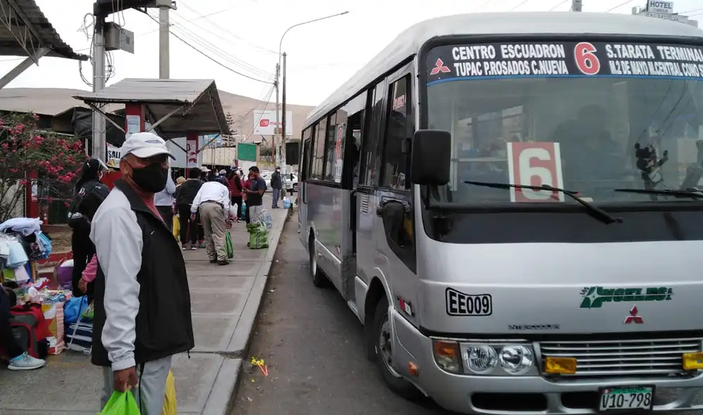 Transporte público operó pero no con el 100% de sus unidades. Foto: Cortesía