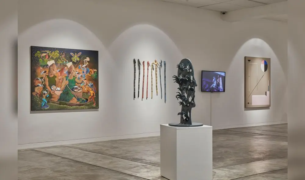 Vista abierta de una de las salas de exposiciones del ICPNA, en Miraflores. Vista abierta de una de las salas de exposiciones del ICPNA, en Miraflores.