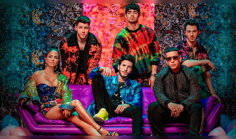 Jonas Brothers remecen las redes por cantar en español con Sebastián Yatra y Natti Natasha